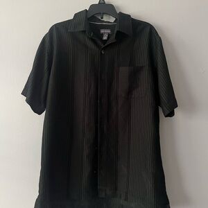 Van Heusen Black Casual Shirt with Sleek Design